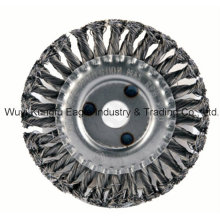 4" Twist Knot Wheel Brush for Grinding Machine